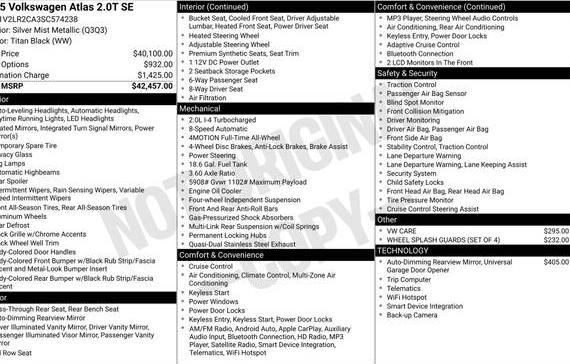 VOLKSWAGEN ATLAS 4MOTION 2025 1V2LR2CA3SC574238 image VOLKSWAGEN ATLAS 4MOTION 2025 1V2LR2CA3SC574238 image